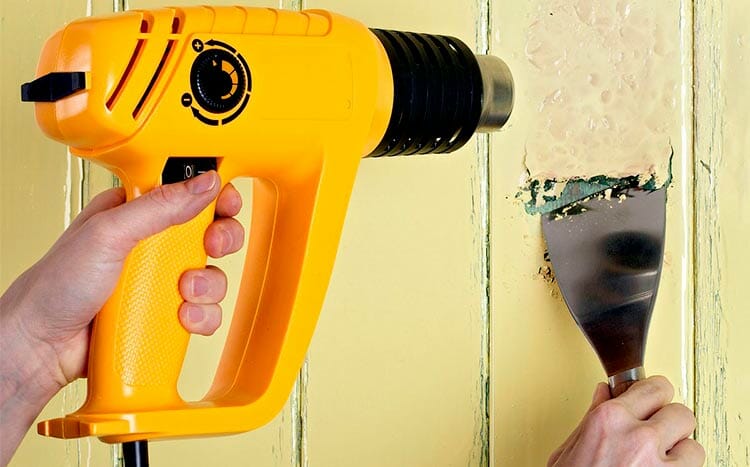 How to safely use paint stripper removing paint