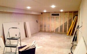 3 Alternatives to drywall in basement room for repair