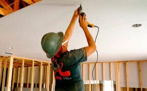 Cost to replace drywall installing in celling