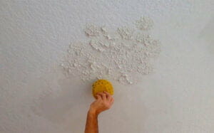 Additional expenses for texturing a drywall using sponge