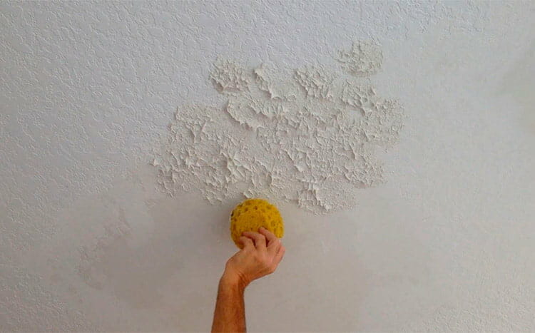 Additional expenses for texturing a drywall using sponge