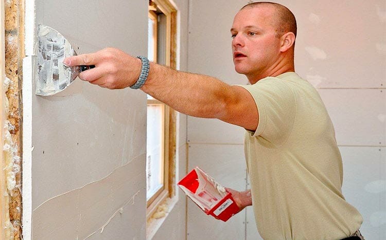 Cost to replace drywall with plaster per drywall thickness worker
