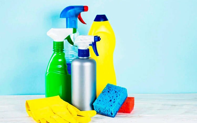 What tools do you need to get rid of mold in the basement clean products