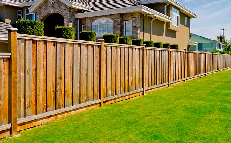 Who gets the good side of the fence wooden fence