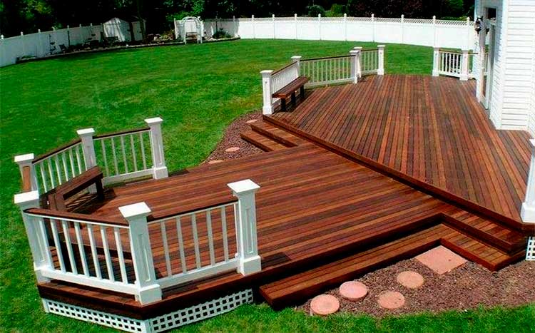 Painting vs. staining deck railing and posts