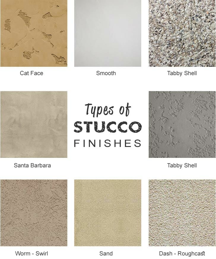 types of stucco finishes
