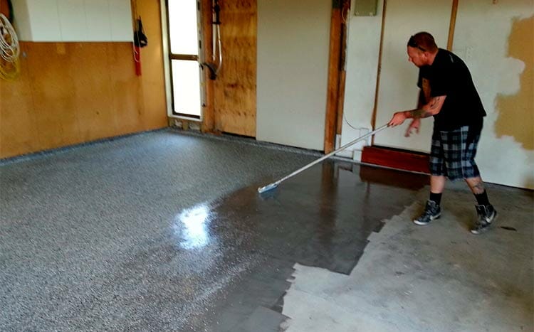 how do you paint a concrete basement floor