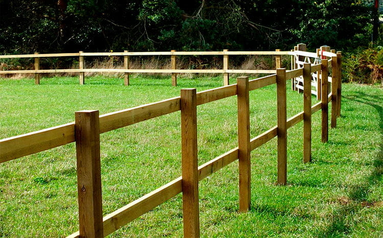 Cost of post and rail fence by material