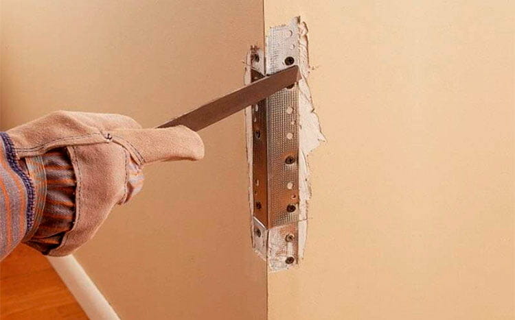 How to fix drywall corners