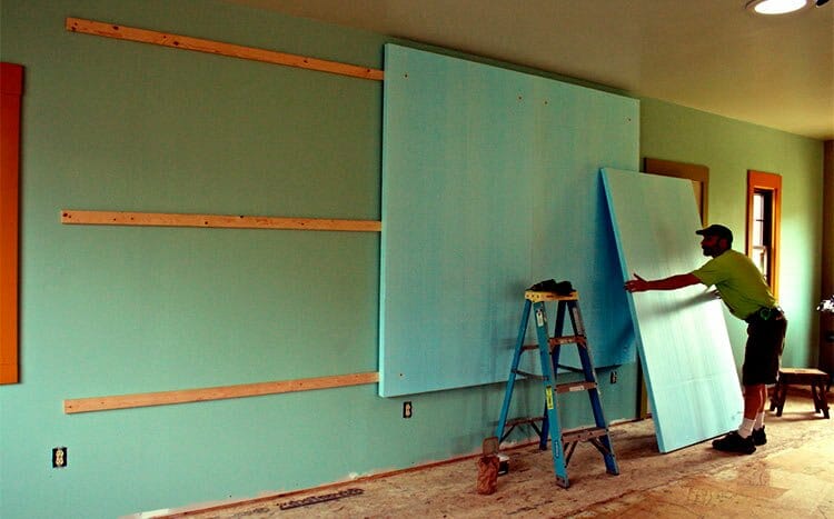 Moisture and mold resistant drywall