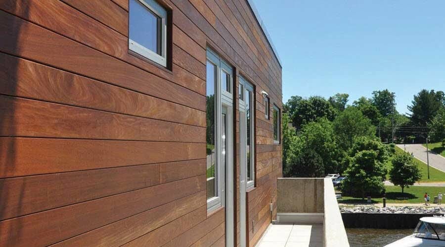 Redwood advantages as a siding material