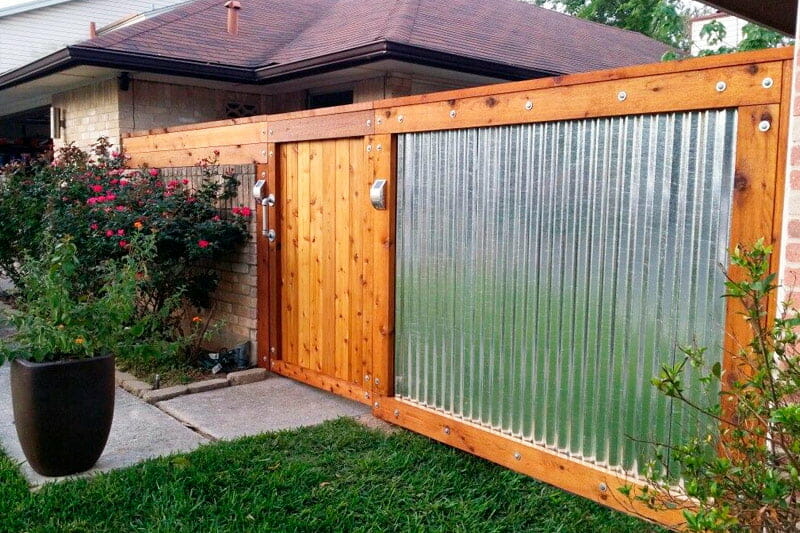 Corrugated Metal Fence Cost 2021 Price Guide