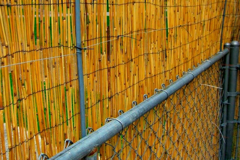 Install A Bamboo Fence