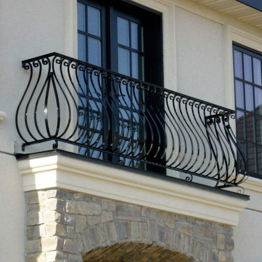 Decorative Wrought Iron Deck Railings