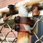 Rusty fence repair cost   $45   $100