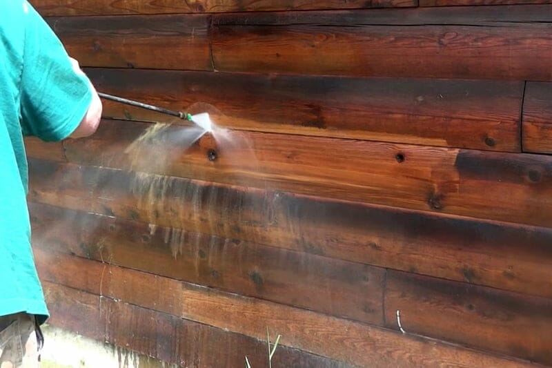 Step 1 Clean your siding with water and a mild detergent