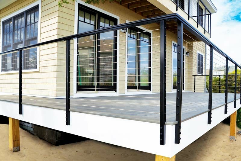 Cable Deck Railing Cost  2022 Price Guide