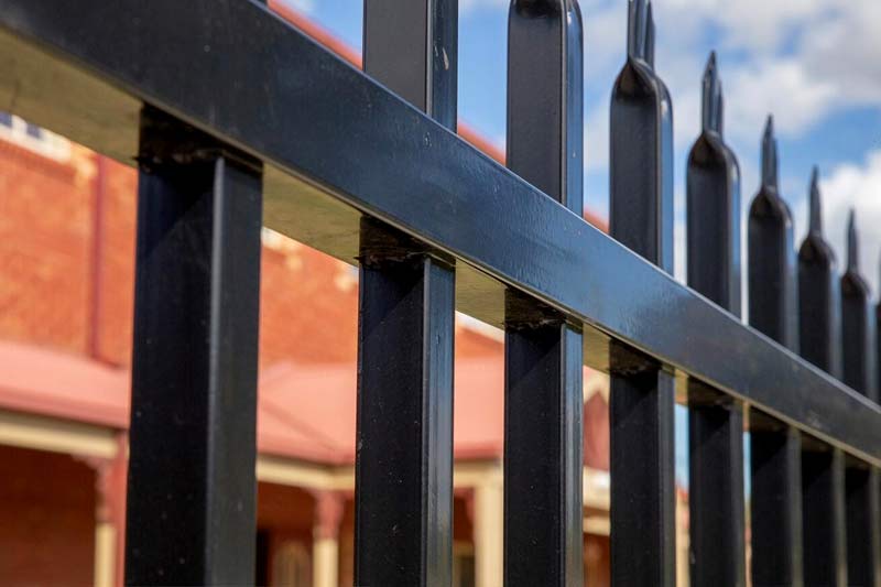 Diplomat ornamental iron fencing