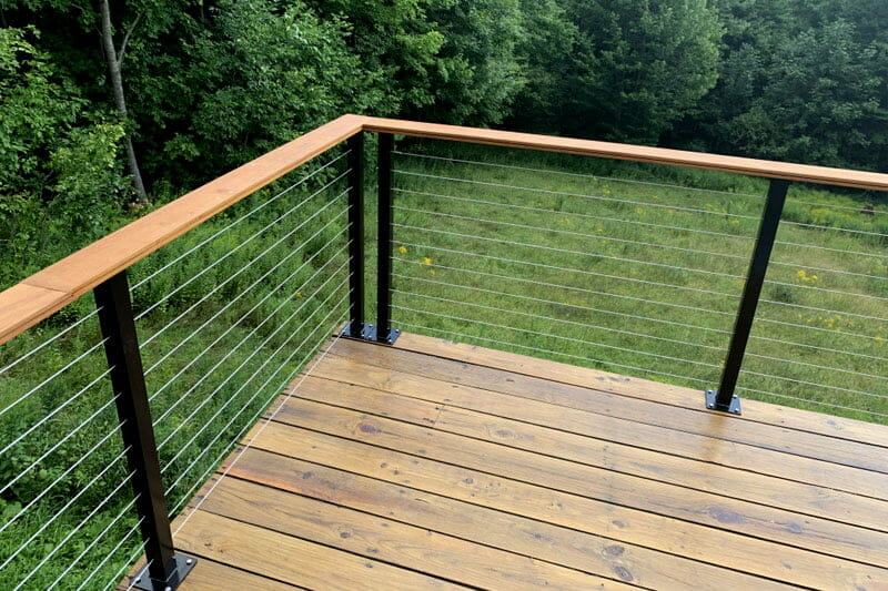 Cable Deck Railing Costs: 2022 Price Guide