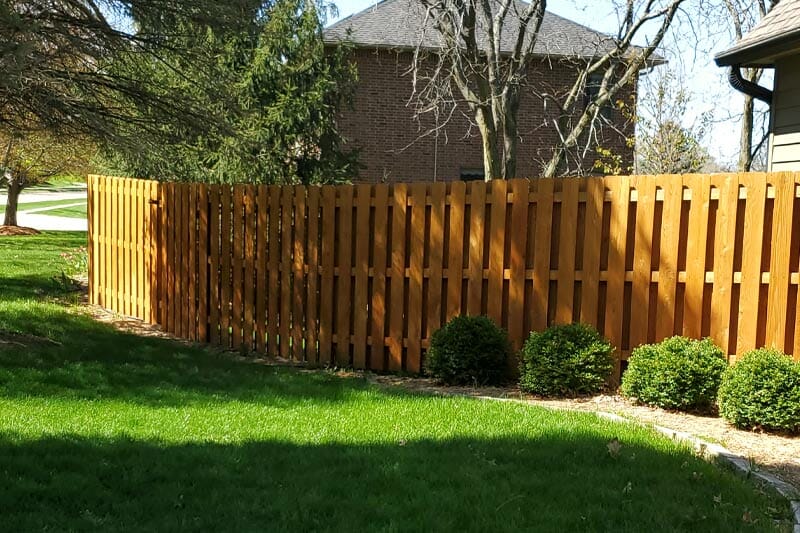 2. Shadowbox privacy fence