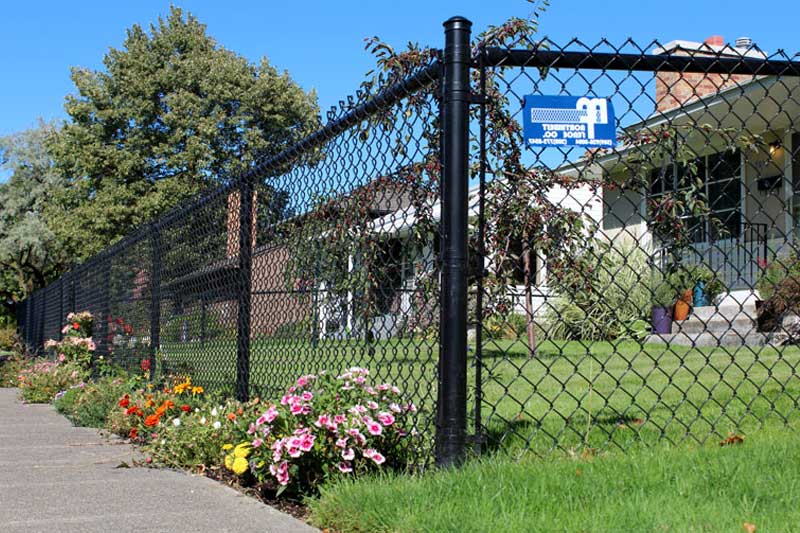 Decorative garden fence sections