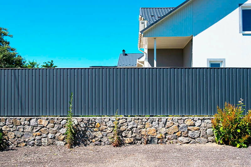 Painted Corrugated Metal Panel