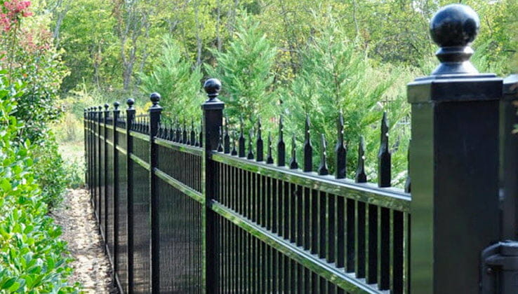 Aluminium fencing