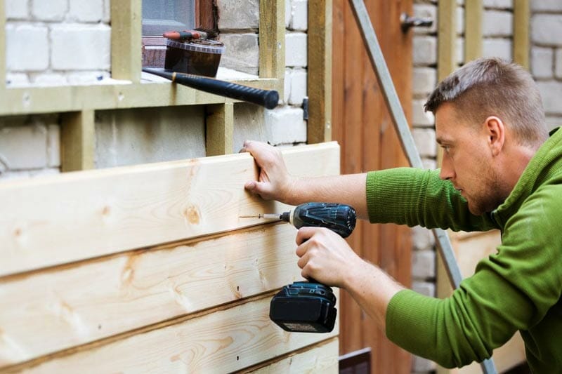 Labor Cost to Install Wood Siding