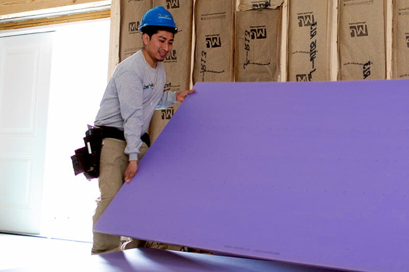 Purple Vs Green Drywall
