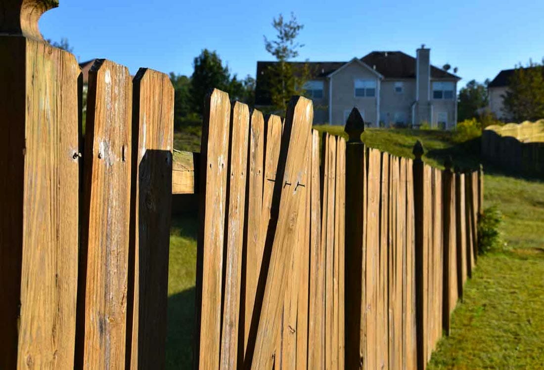 repair or replace a fence timber fence