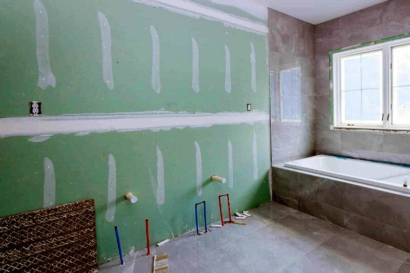 Green board drywall