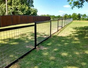 Hog Wire Fence With Metal Posts Cost