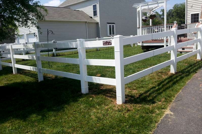 Split rail fencing