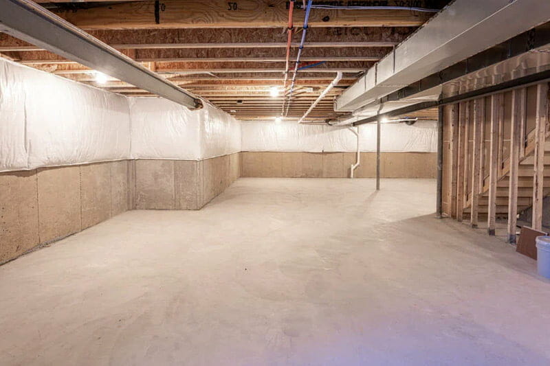 Unfinished basement