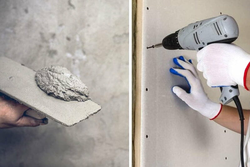 What is the difference between plaster and drywall