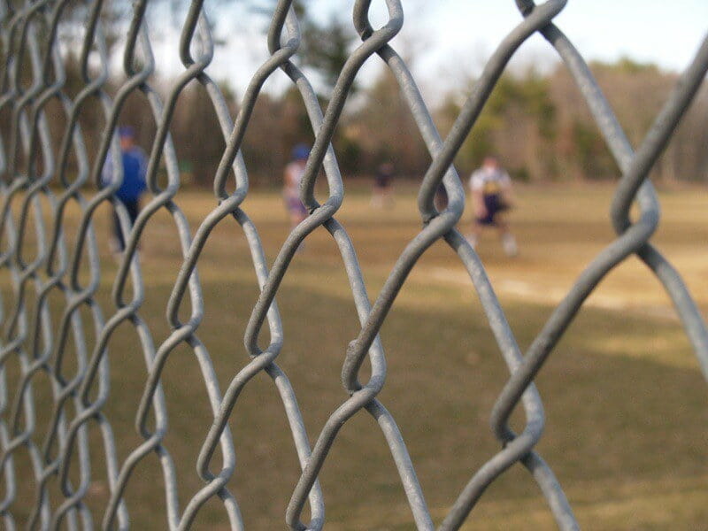 Chain link fence