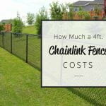 4ft. chainlink fencing cost guide