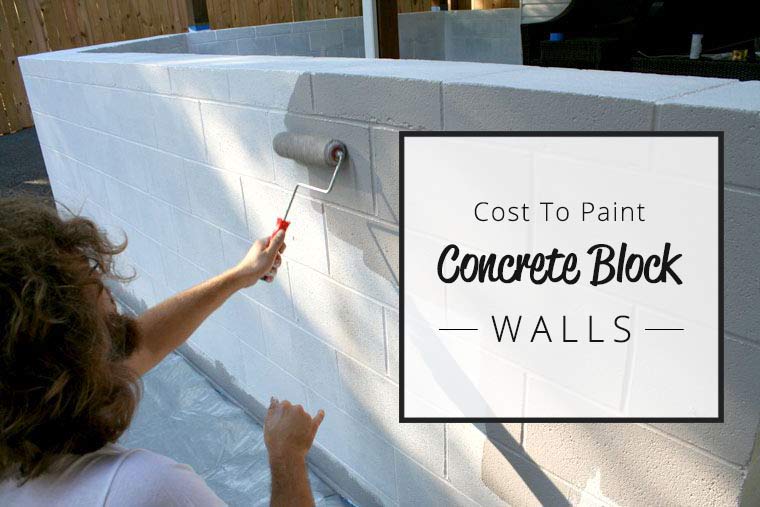 cost to paint concrete block walls