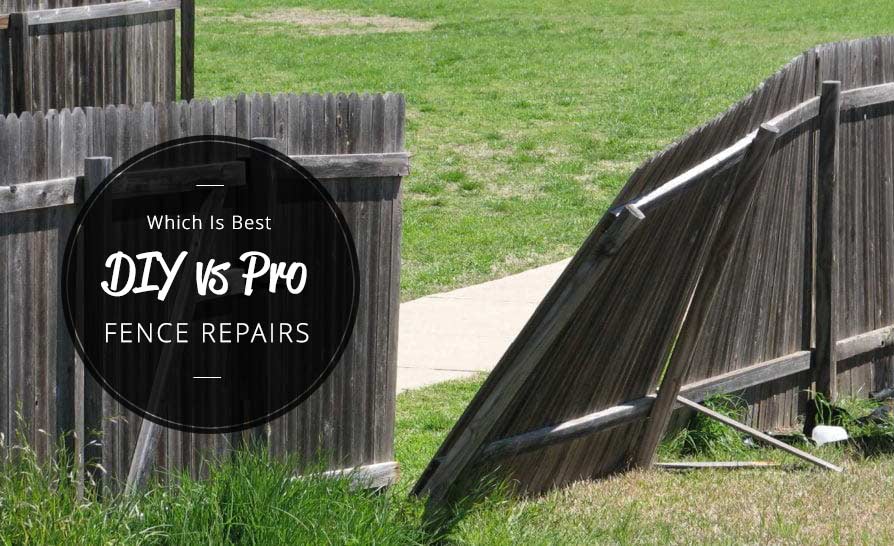 DIY vs pro fence repairs