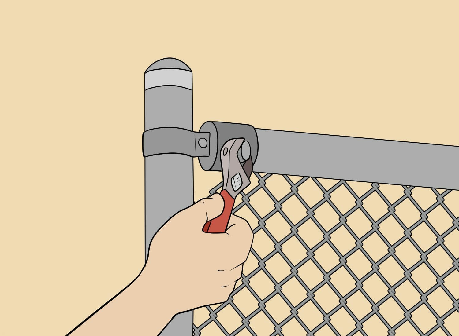 Remove clamps and tension bars