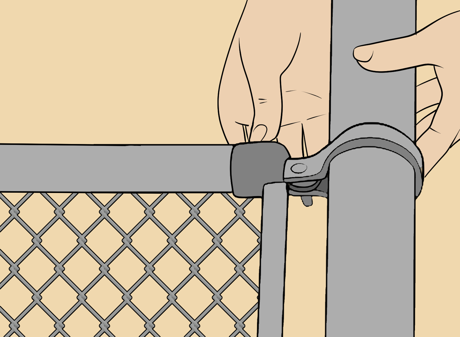Remove fence posts
