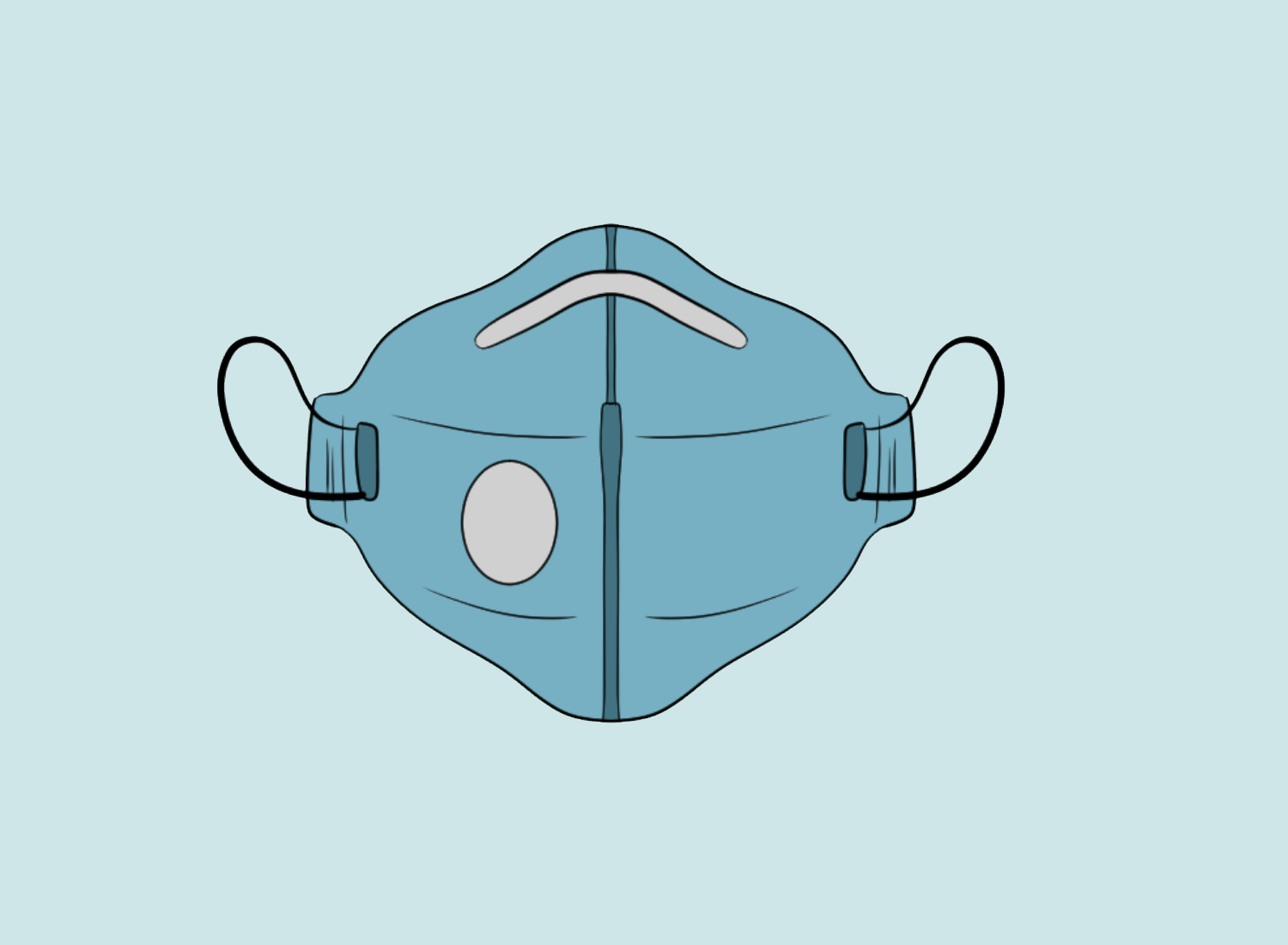 Mask and respirator mask